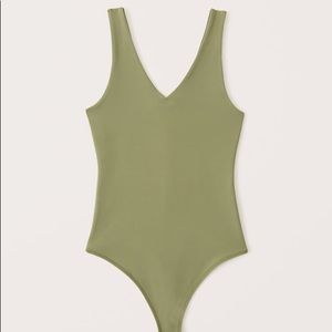 Abercrombie sweetheart neckline body suit